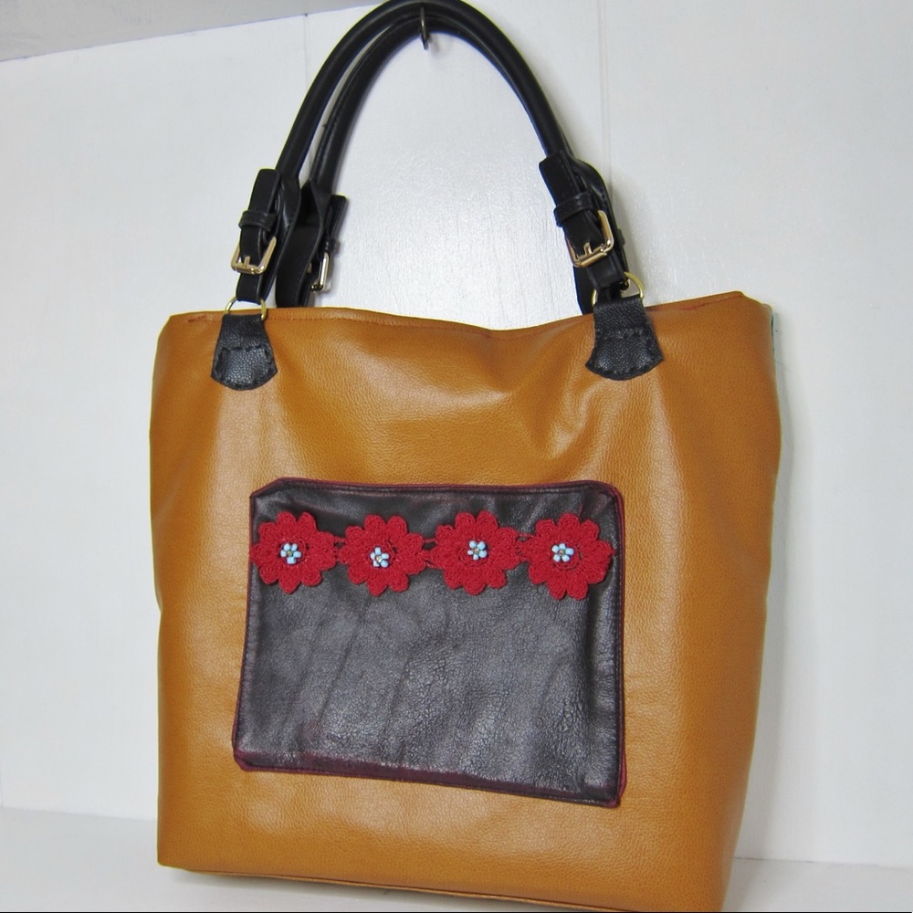 Embroidered Handmade Handbag - Picture 3 of 7